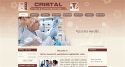 Desktop Screenshot of cristallabindia.com