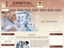 Tablet Screenshot of cristallabindia.com